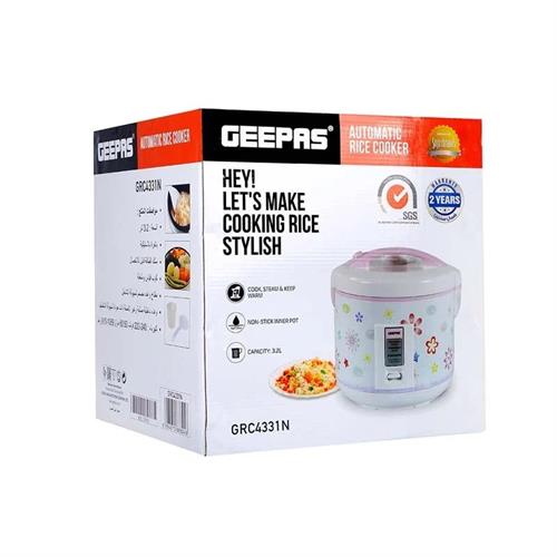 Geepas Rice Cooker-3.2L GRC4331N