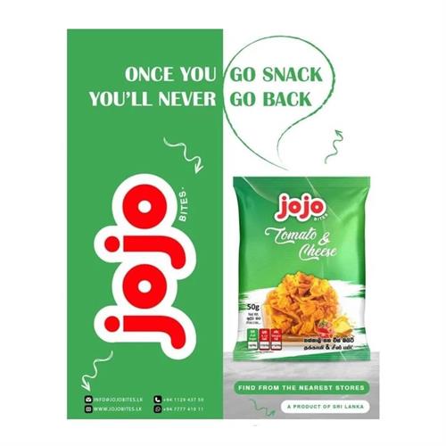 Jojo Tomato & Cheese Bites 50g