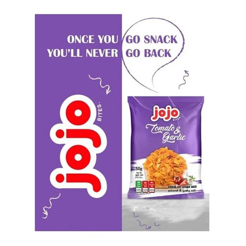 Jojo Tomato & Garlic Bites 50g