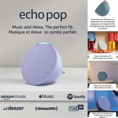 Amazon Echo Pop (newest model), Our smallest Alexa speaker