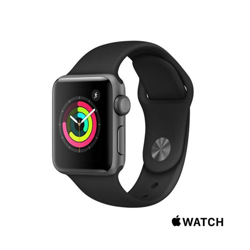 Apple Watch Series 3 - GPS - Space Gray Aluminum Case with Sport Band - 42mm