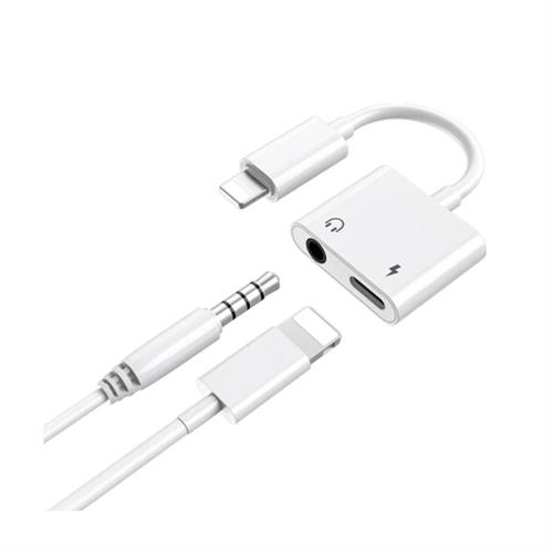 Remax RL-LA07 Concise Series Lightning to Lightning Headphone Jack Audio Adapter