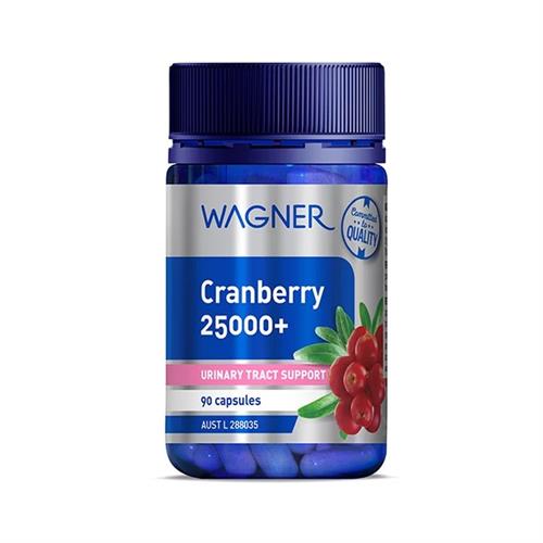 Wagner Cranberry 25000+ Urinary Tract Support 90 Capsules