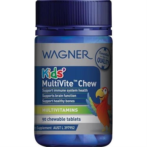 Wagner Kids MultiVite Chew Multivitamins 90 Chewable Tablets