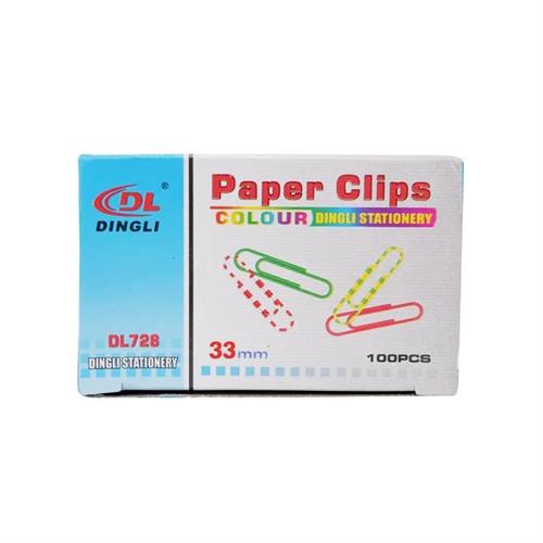 Dingli Paper Clip 33mm (100 Pieces)