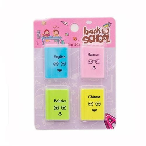 Eraser Pack 4 Pcs