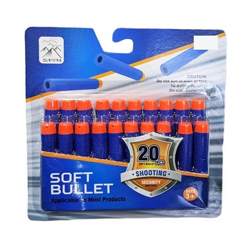 Gun Bullets 20pcs Card E187