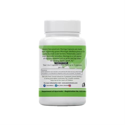 Ancient Nutra Moringa 60 capsules