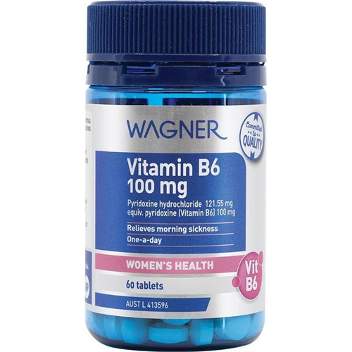 Wagner Vitamin B6 100mg Women s Health 60 Tablets