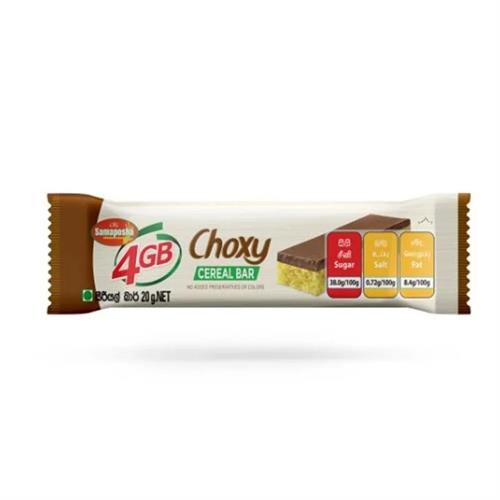 4GB Samaposha choxy Cereal Bar 20g