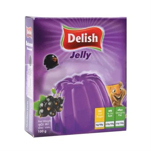 Delish Blackcurrent Jelly 100g