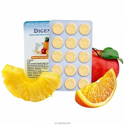 Digene Tabs Mixed Fruit Flavour 15 s