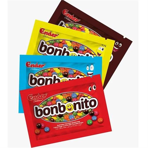 Ender Bonbonito Colored Sugar Coated Milky Compound Dragee 35g