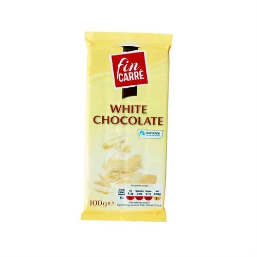 Fin Carre White Chocolate Bar 100g