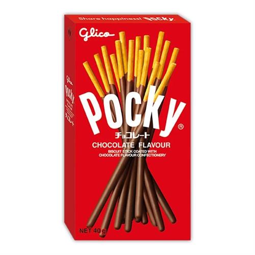 Glico Pocky Chocolate Flavour Biscuit Sticks 40g