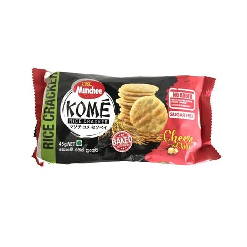 Kome Rice Cracker Cheese & Chili 45g