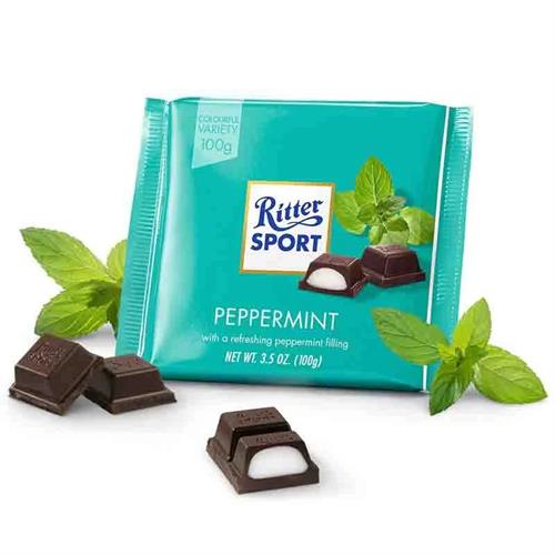 Ritter Sport Peppermint Chocolate 100G