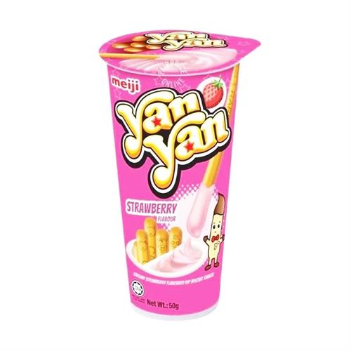 Yan Yan Dip Biscuit Snacks Strawberry 44g