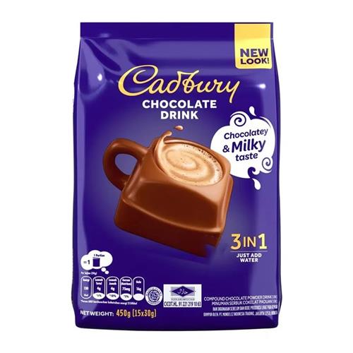 Cadbury 3 in 1 Drinking Hot Chocolate 450g