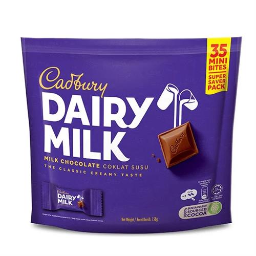 Cadbury Dairy Milk Chocolate 35 Mini Bites 158g