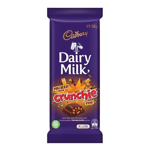 Cadbury Dairy Milk Crunchie Chocolate 180g