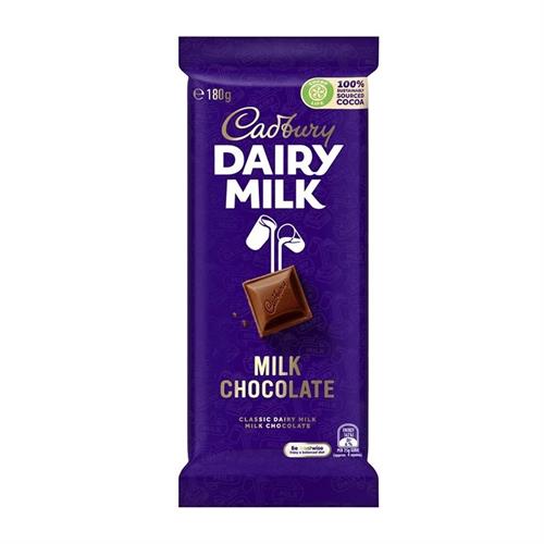 Cadbury Dairy Milk Milk Chocolate 180g