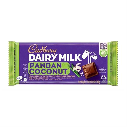 Cadbury Dairy Milk Pandan Coconut 160g