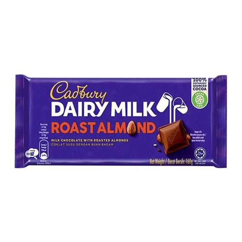 Cadbury Dairy Milk Roast Almond 160g