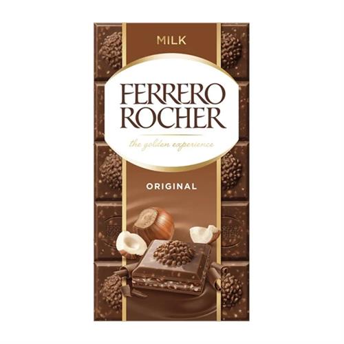 Ferrero Rocher Original Milk Chocolate 90g