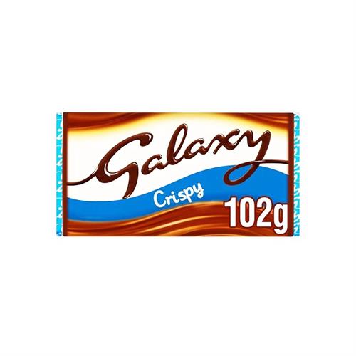 Galaxy Crispy Chocolate Bar 102g