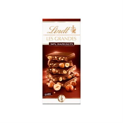 Lindt Les Grandes Dark Hazelnut Bar 150g