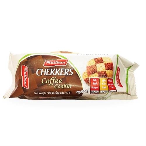 Maliban Chekkers Coffee Cookies 90g