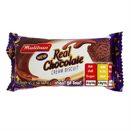 Maliban Real Chocolate Cream Biscuit 45g