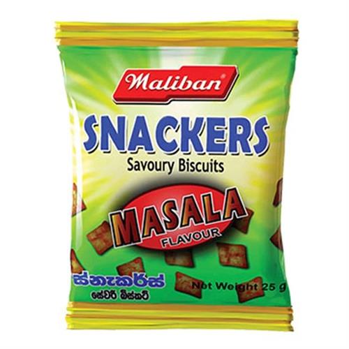 Maliban Snackers Masala Savoury Biscuits 25g