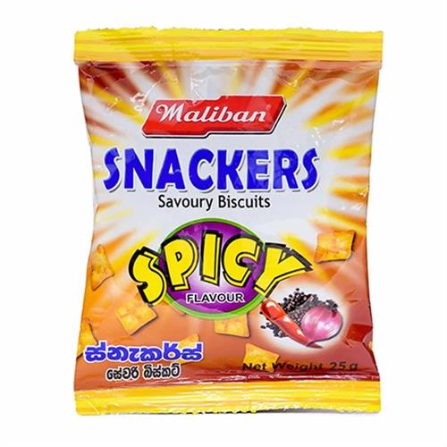 Maliban Snackers Spicy Savoury Biscuits 25g