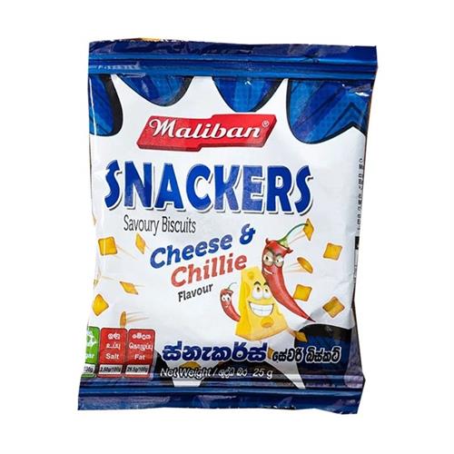 Maliban Snackers Sweet Chillie Savoury Biscuits 25g