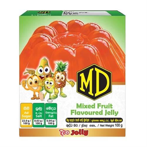 MD Mixed Fruit Flavoured Jelly Crystal 200g