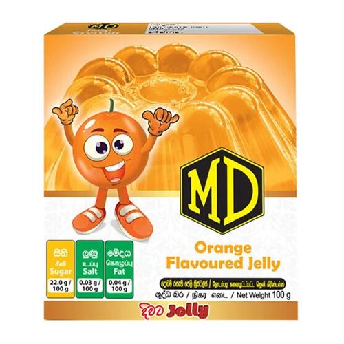 MD Orange Flavoured Jelly Crystal 200g