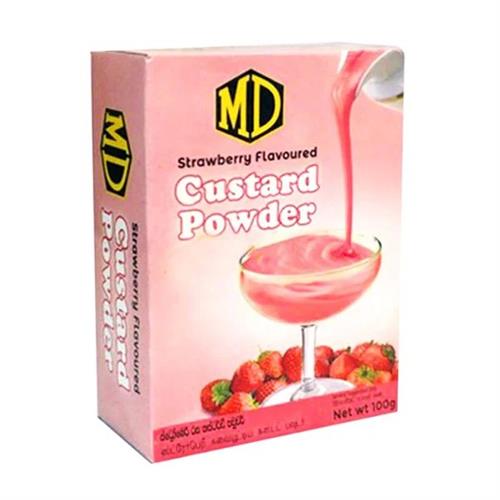 MD Strawberry Custard Powder 100g