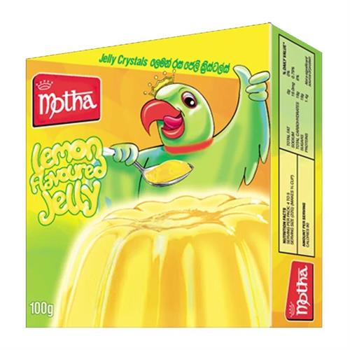 Motha Lemon Flavoured Jelly Crystals 100g