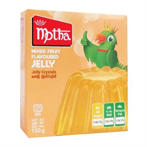 Motha Mixed Fruit Flavoured Jelly Crystals 100g