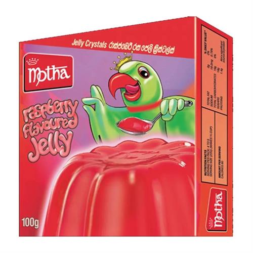 Motha Raspberry Flavoured Jelly Crystals 100g