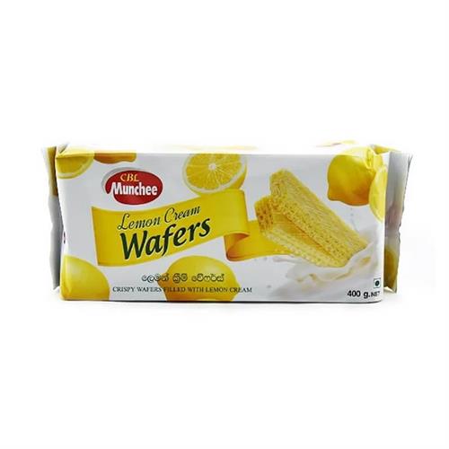 Munchee Cream Wafer Lemon 400g