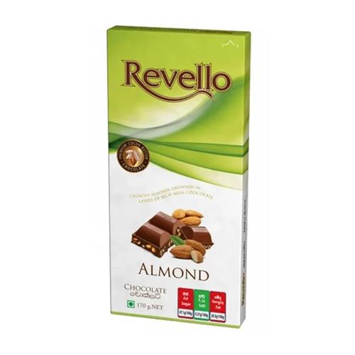 Revello Classic Almond Chocolate 170g