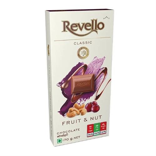 Revello Classic Fruit & Nut Chocolate 170g