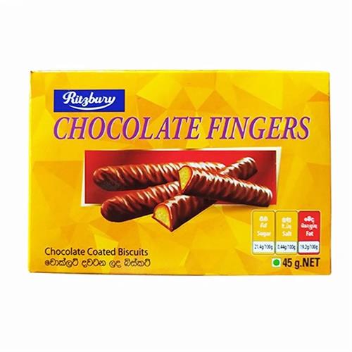 Ritzbury Chocolate Fingers 40g