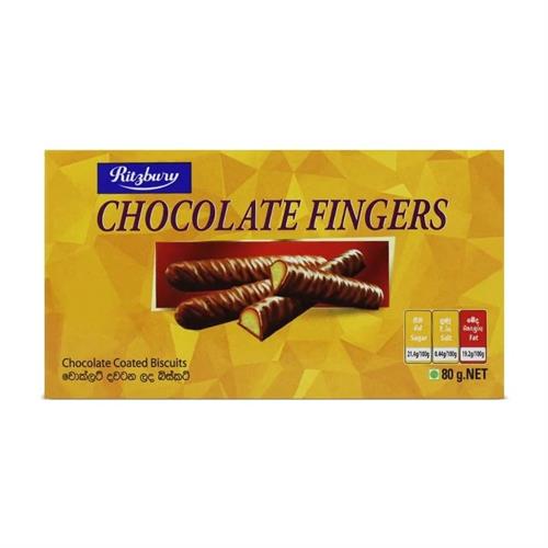 Ritzbury Chocolate Fingers 80g