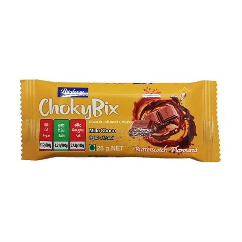 Ritzbury ChokyBix ButterScotch Chocolate 25g