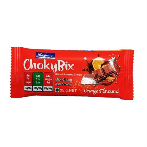 Ritzbury ChokyBix Orange Chocolate 25g