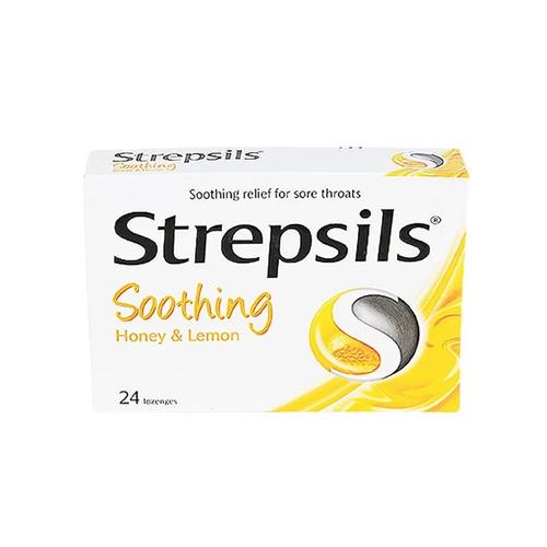 Strepsils Honey and Lemon Lozenges 24 Pieces